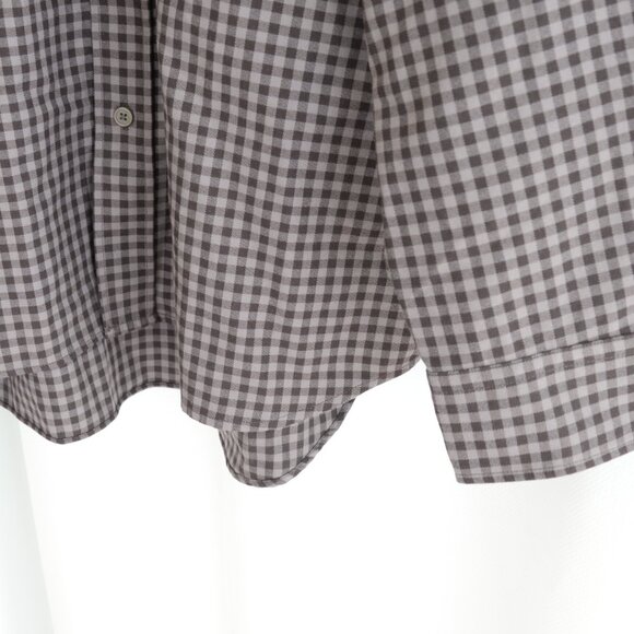 NWT Uniqlo Men's Twill Oversized Shirt Brown Checked Sz M - Picture 7 of 10